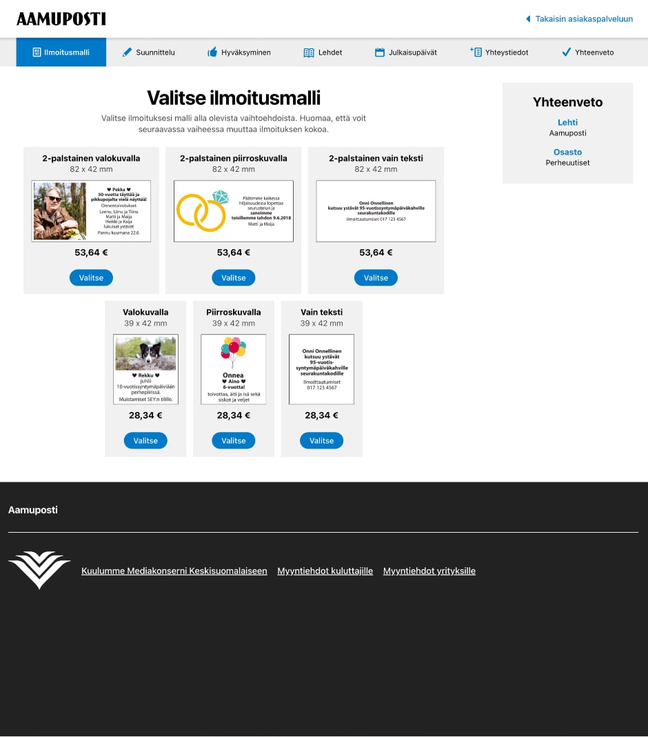 Keskisuomalaisen ilmoituspalvelu